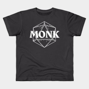 Monk Class DnD D20 Symbol Kids T-Shirt